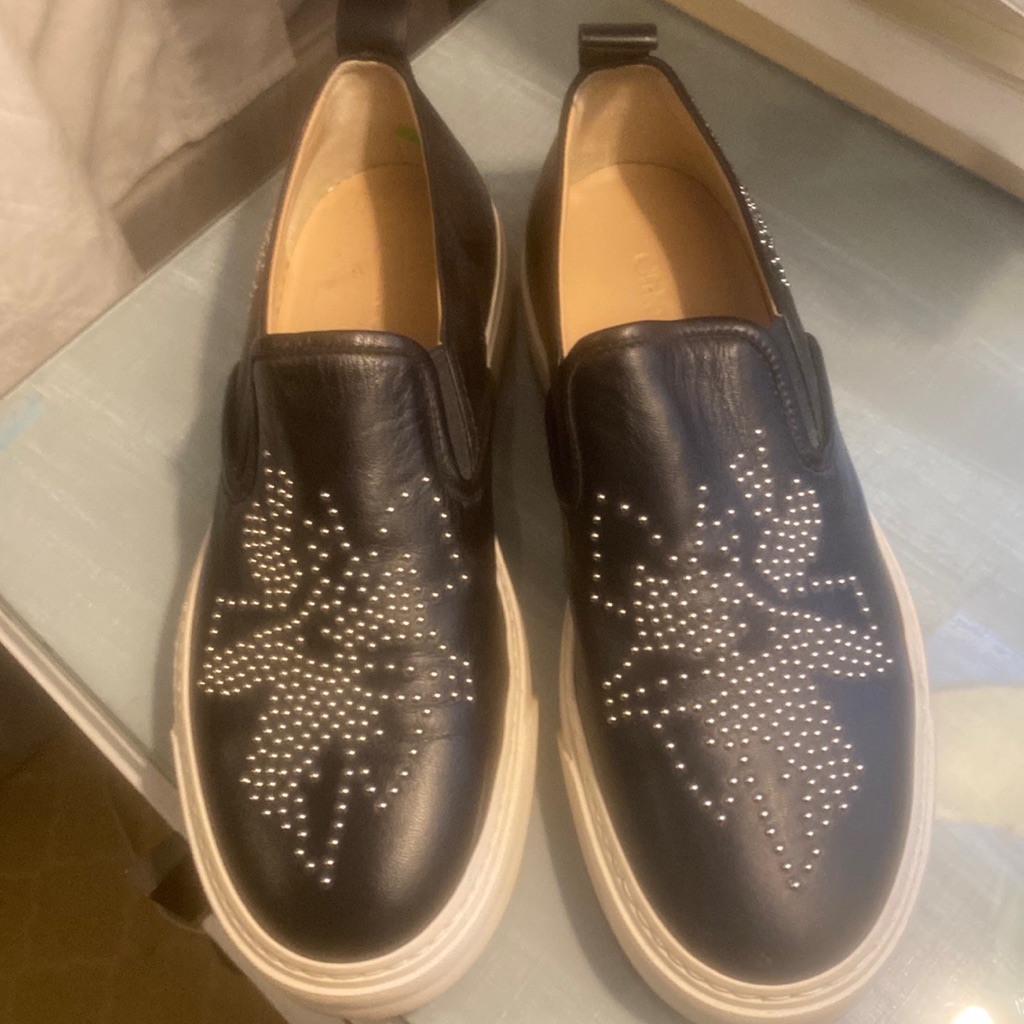 Chloe Slip On, Studded. 37. Worn Once. A Little Loose On My Foot.